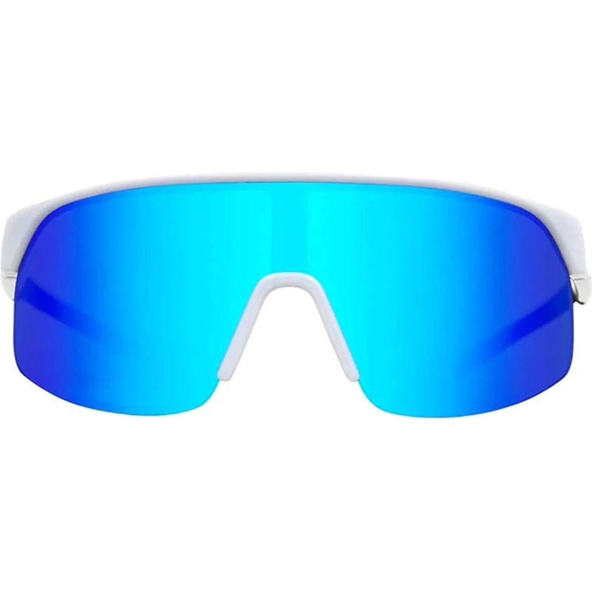 Velocity Jr, Gloss White/Blue Mirror Lenses