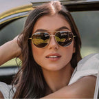 Solana, Gloss Gold/Brown Polarised Lenses