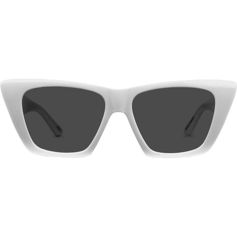 York, Gloss White/Grey Lenses