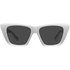 York, Gloss White/Grey Lenses