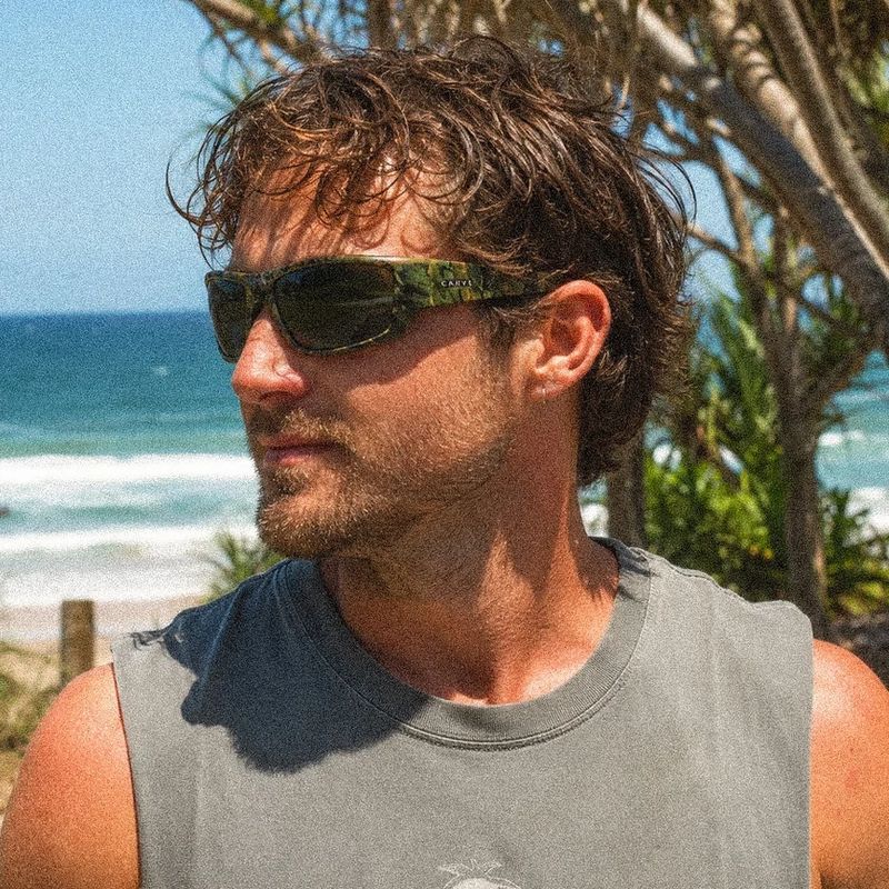 Carve Moray Matte Camo Green Polarised Lifestyle