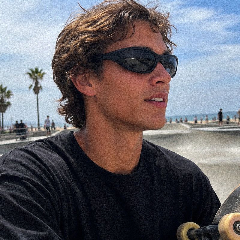 Carve Vert Matte Black Grey Polarised Lifestyle