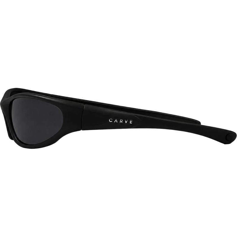 Carve Vert Matte Black Grey Polarised Side