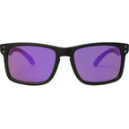 Cheap Thrill, Matte Black and Sky/Violet Mirror Lenses
