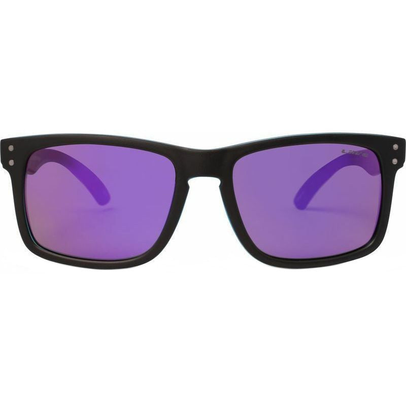 Cheap Thrill, Matte Black and Sky/Violet Mirror Lenses