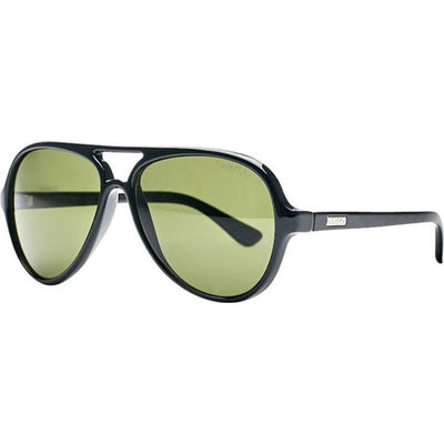 Delete, Gloss Black/Green Polarised Lenses