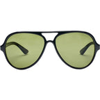 Delete, Gloss Black/Green Polarised Lenses