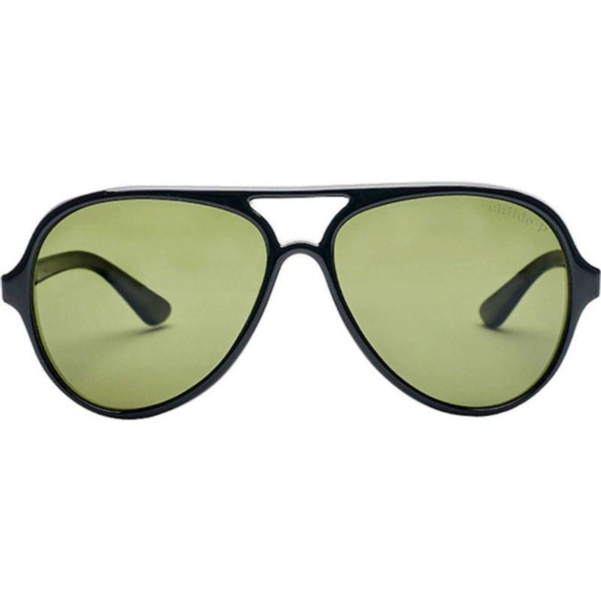 Delete, Gloss Black/Green Polarised Lenses