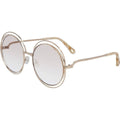 Chloe Carlina Round CE2152 Glasses (O), Rose Gold/Rose Tint Gradient Lenses