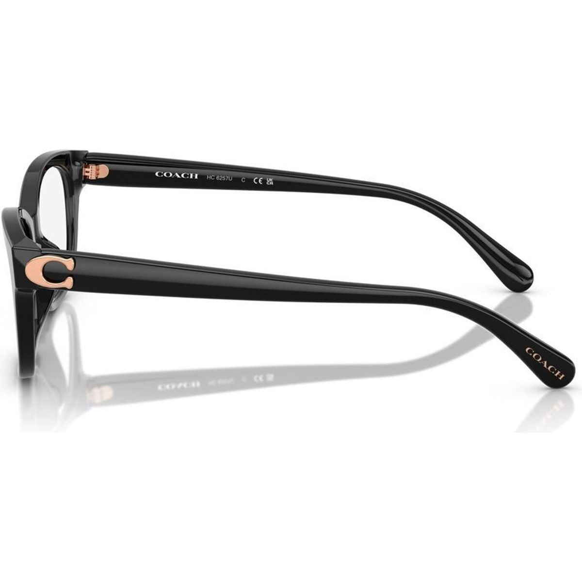HC6257U, Black/Clear Lenses 51 Eye Size