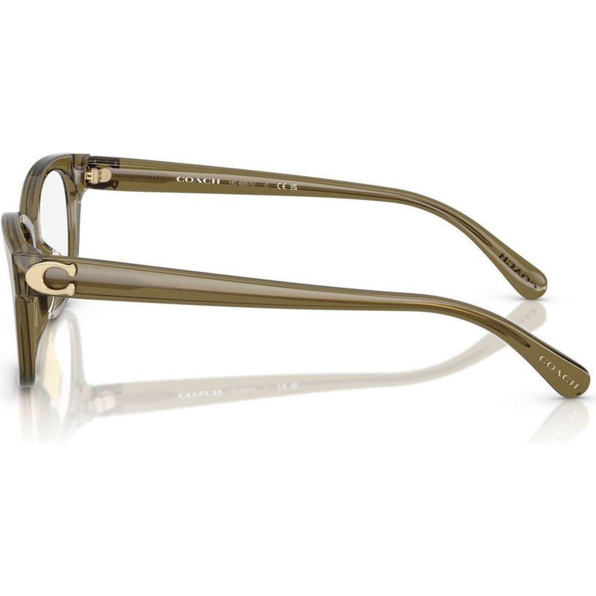 HC6257U, Milky Moss/Clear Lenses 51 Eye Size