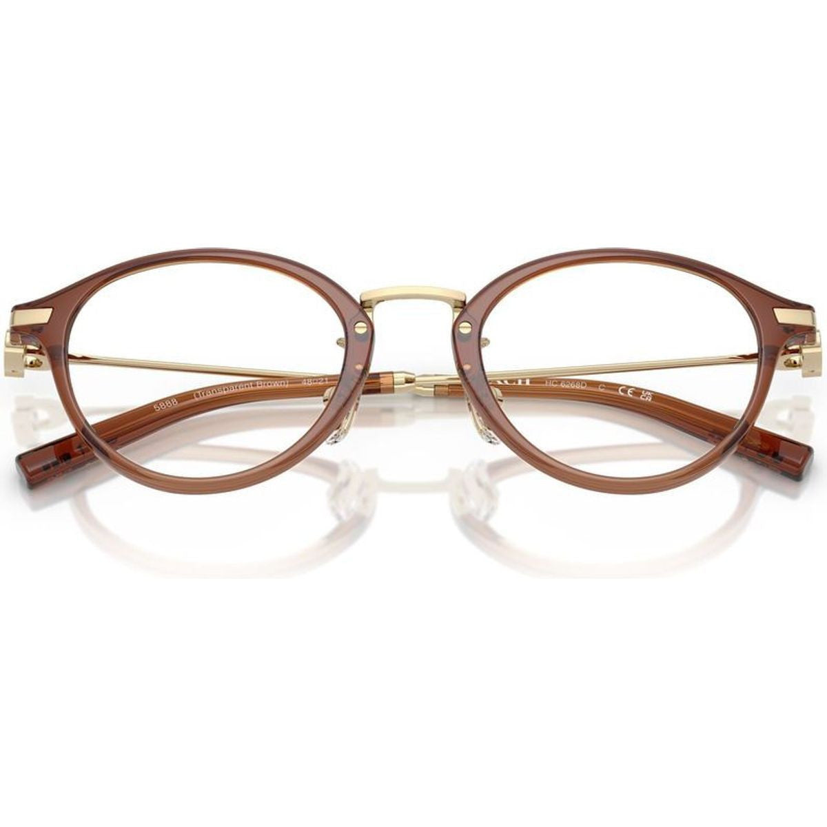 HC6268D, Transparent Brown/Clear Lenses