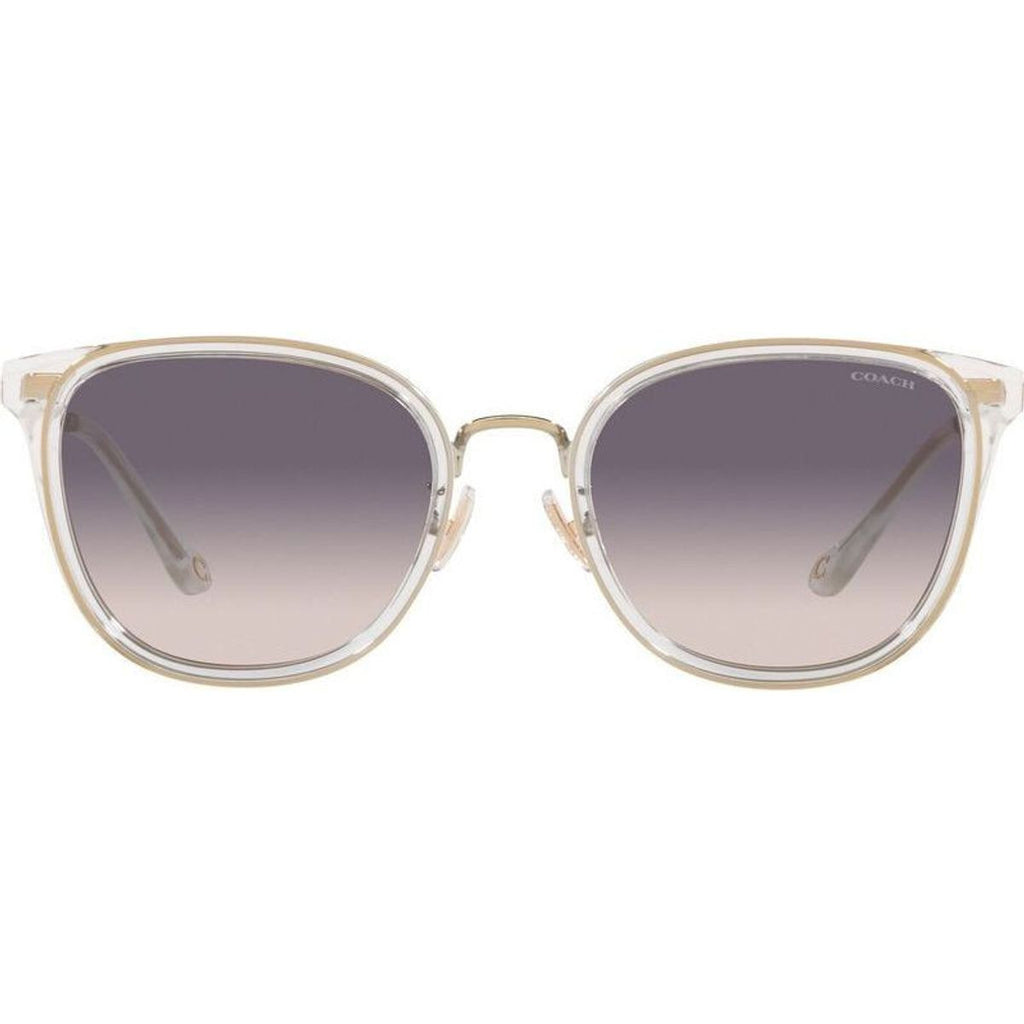 HC7135, Light Gold and Crystal/Purple Pink Gradient Lenses