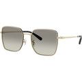 HC7184D, Shiny Light Gold and Black/Grey Gradient Lenses
