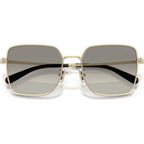 HC7184D, Shiny Light Gold and Black/Grey Gradient Lenses