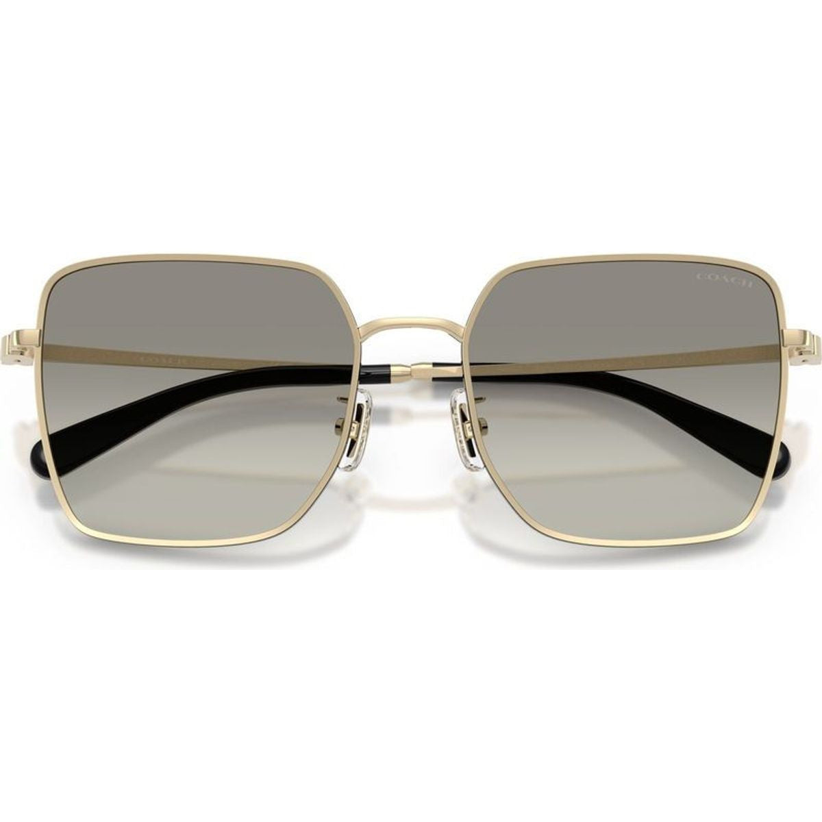 HC7184D, Shiny Light Gold and Black/Grey Gradient Lenses