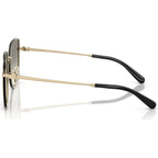 HC7184D, Shiny Light Gold and Black/Grey Gradient Lenses