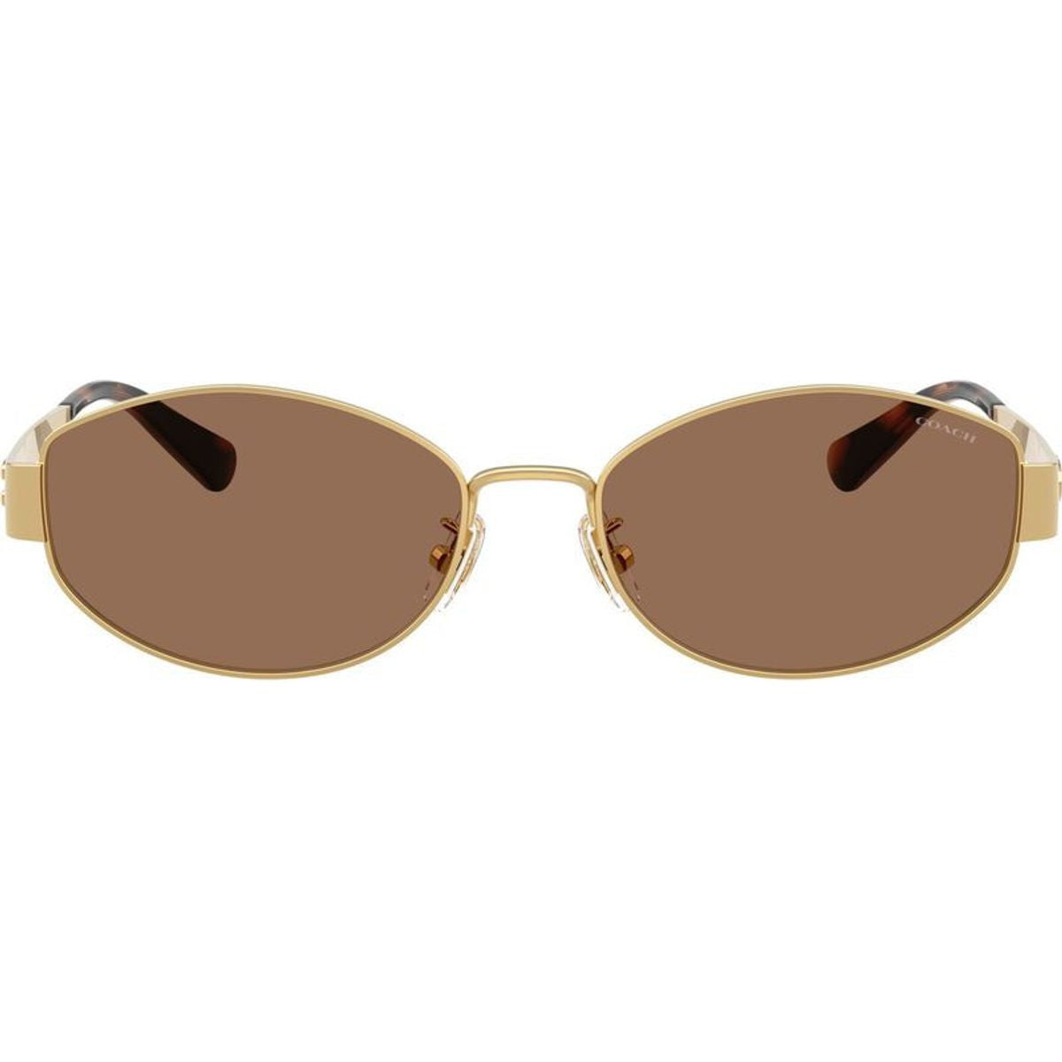 HC7192D, Shiny Gold/Dark Brown Lenses