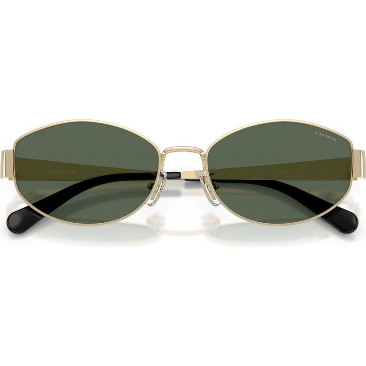 HC7192D, Shiny Light Gold/Dark Green Lenses