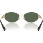 HC7192D, Shiny Light Gold/Dark Green Lenses