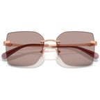 HC7193D, Shiny Rose Gold/Purple Lenses
