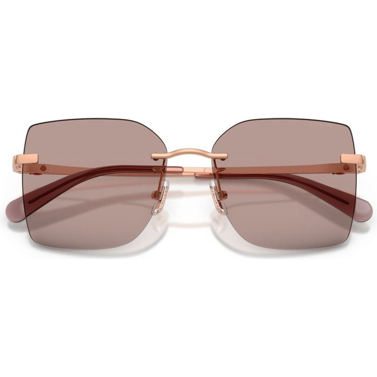 HC7193D, Shiny Rose Gold/Purple Lenses