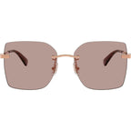 HC7193D, Shiny Rose Gold/Purple Lenses