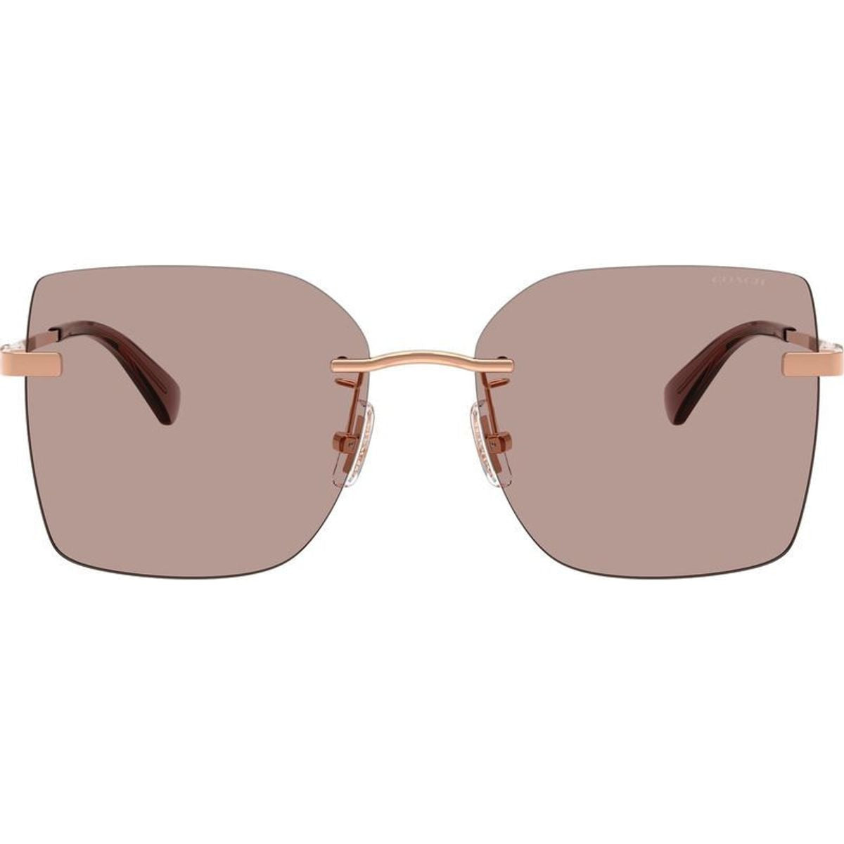 HC7193D, Shiny Rose Gold/Purple Lenses