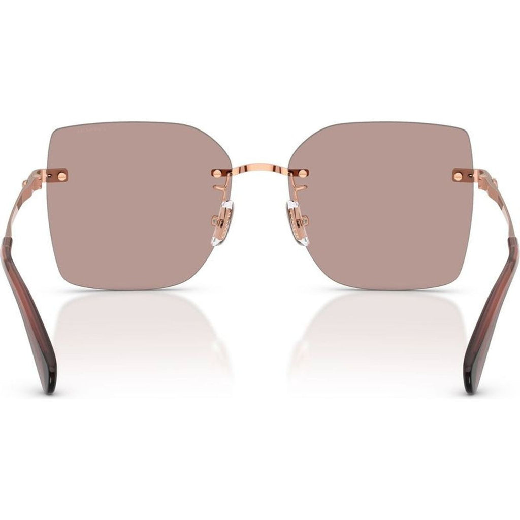 HC7193D, Shiny Rose Gold/Purple Lenses