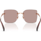 HC7193D, Shiny Rose Gold/Purple Lenses