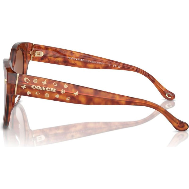 HC8393U, Caramel Tortoise/Brown Gradient Lenses