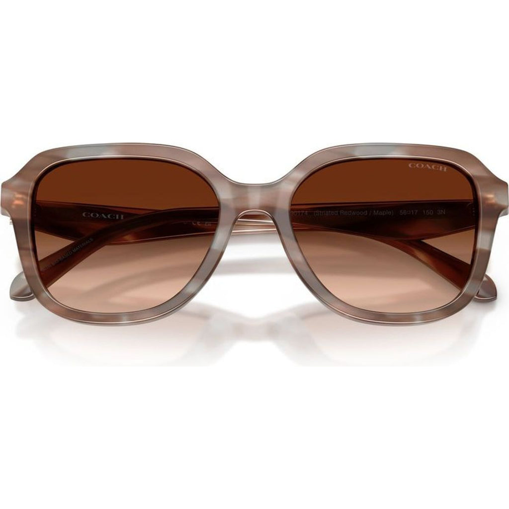 HC8437F, Striated Redwood and Maple/Brown Gradient Lenses