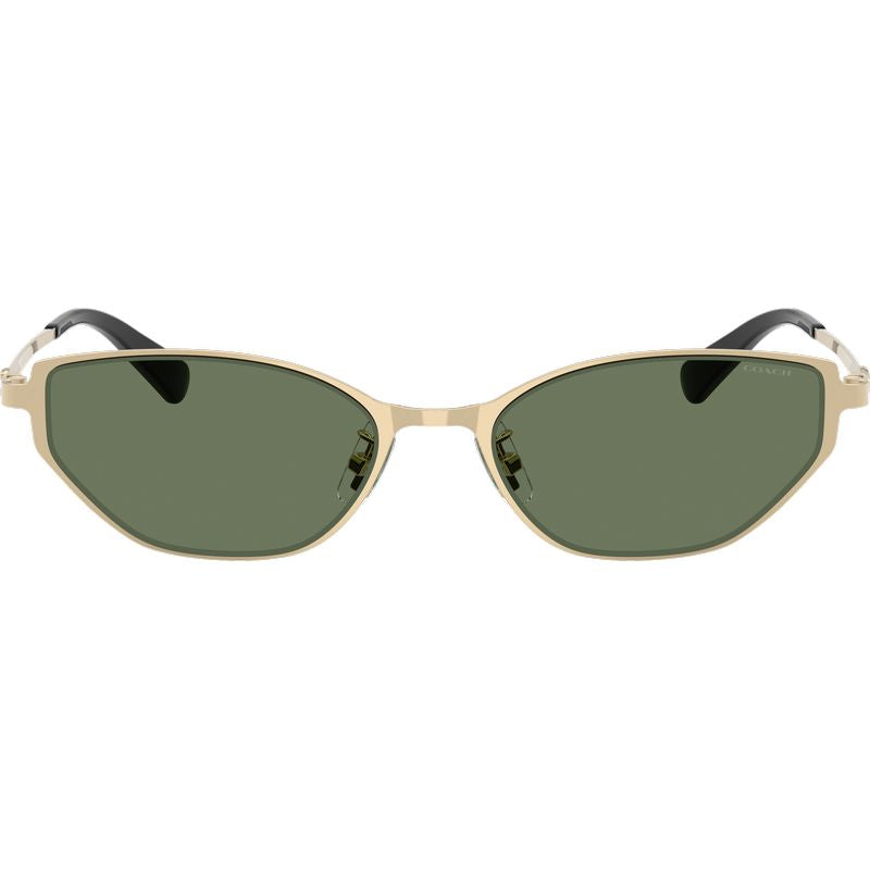 Coach HC7196D Shiny Light Gold Green Front