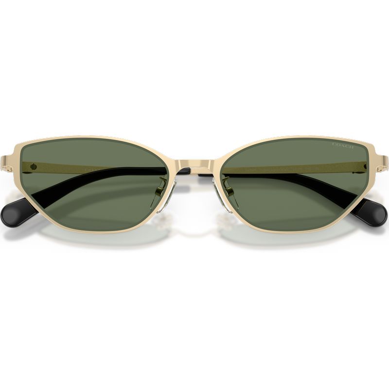 Coach HC7196D Shiny Light Gold Green Front2