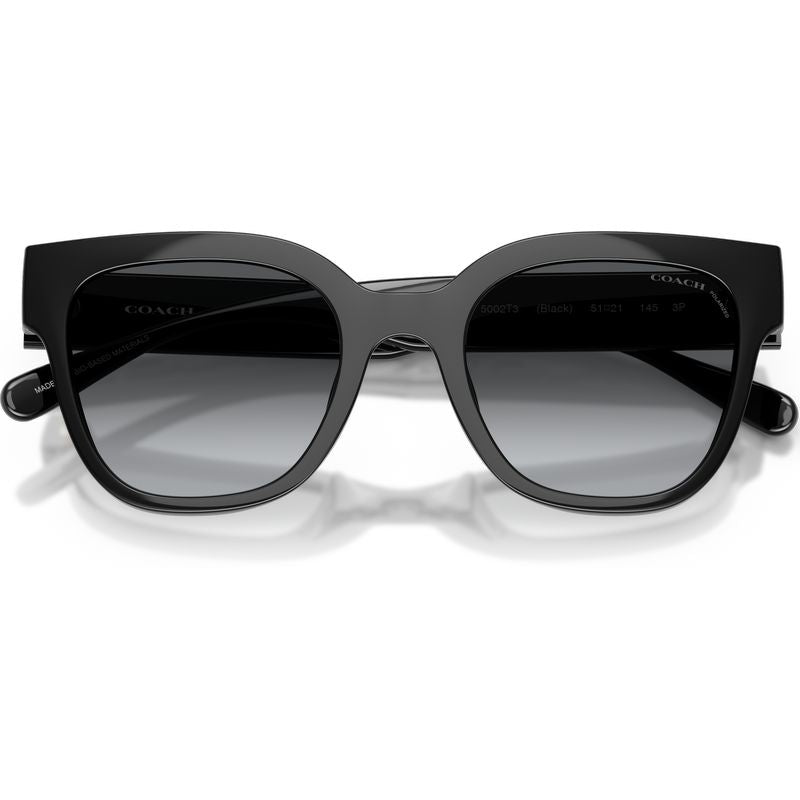 Coach HC8460U Black Grey Gradient Polarised Front2