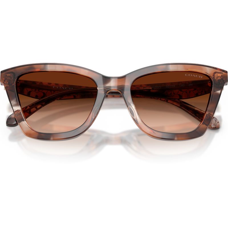 Coach HC8464U Pecan Watercolour Brown Gradient Front2