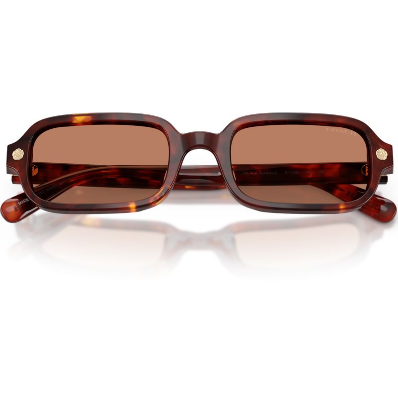 Coach HC8465U Walnut Tortoise Light Brown Front2
