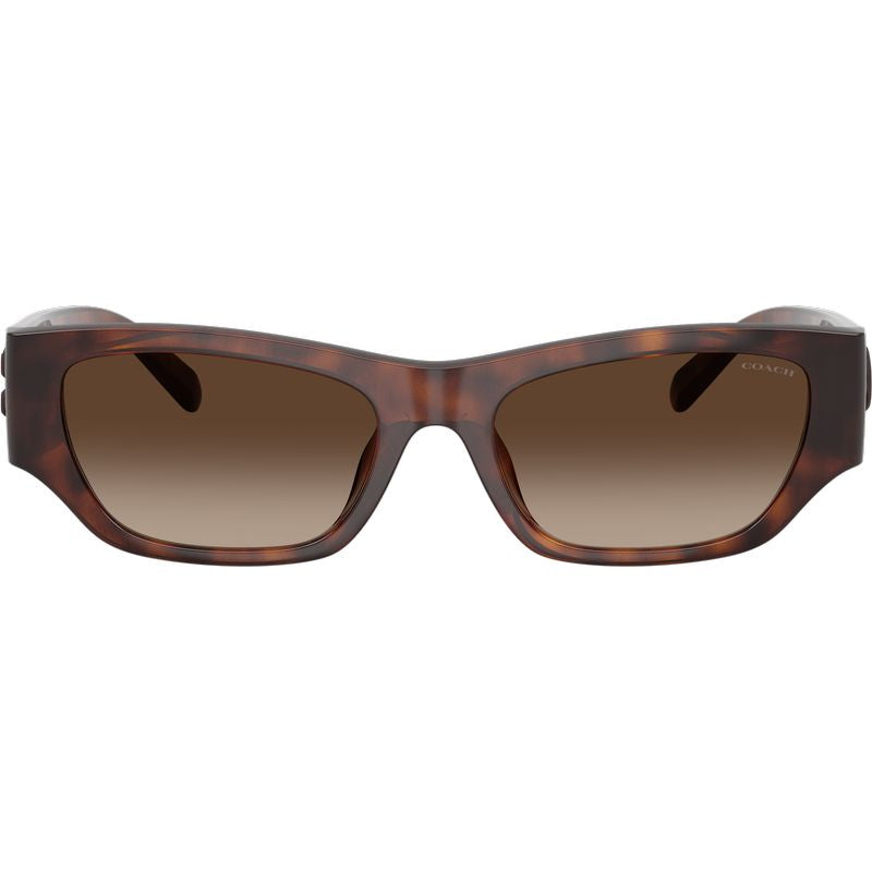 Coach HC8470D Dark Tortoise Brown Gradient Polarised Front