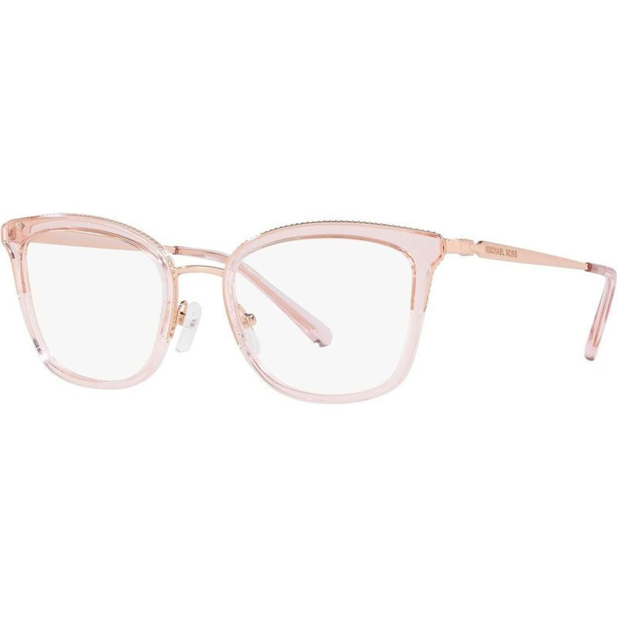 Coconut Grove MK3032, Rose Gold and Pink Transparent/Clear Lenses
