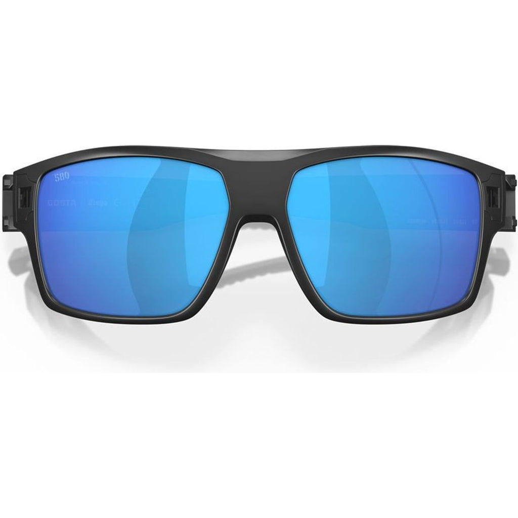 Diego, Matte Black/Blue Mirror 580g Polarised Glass Lenses