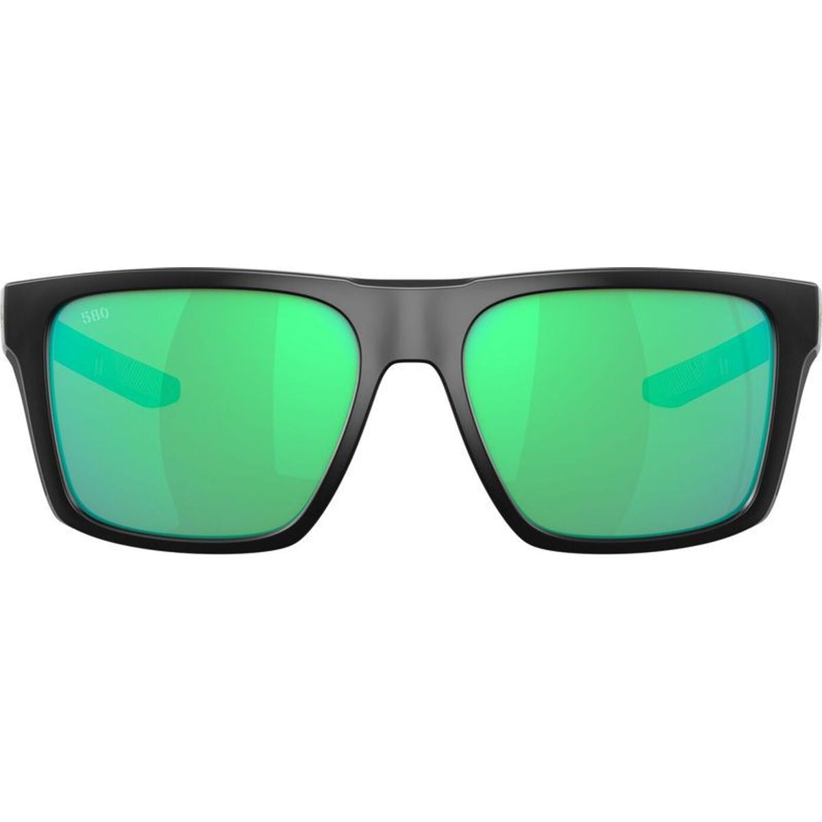 Lido, Matte Black/Green Mirror 580g Polarised Glass Lenses