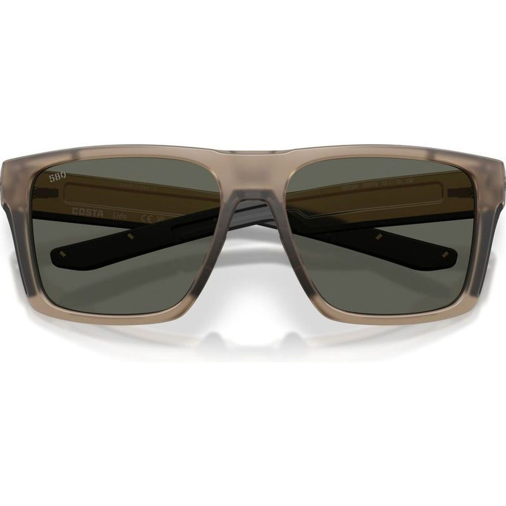 Lido, Matte Brown Smoke/Grey 580g Polarised Glass Lenses