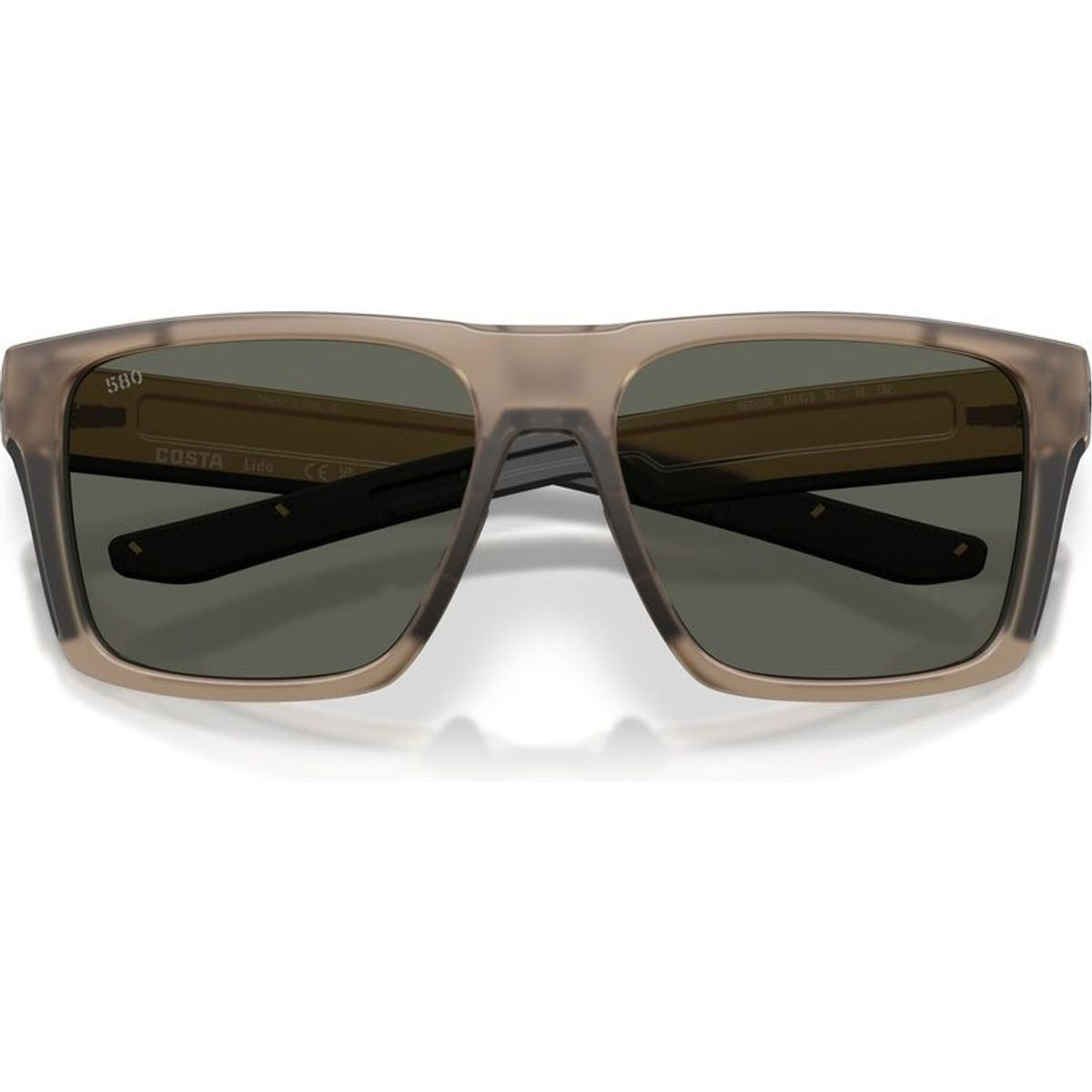 Lido, Matte Brown Smoke/Grey 580g Polarised Glass Lenses