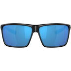 Rincon, Matte Black/Blue Mirror 580g Polarised Glass Lenses