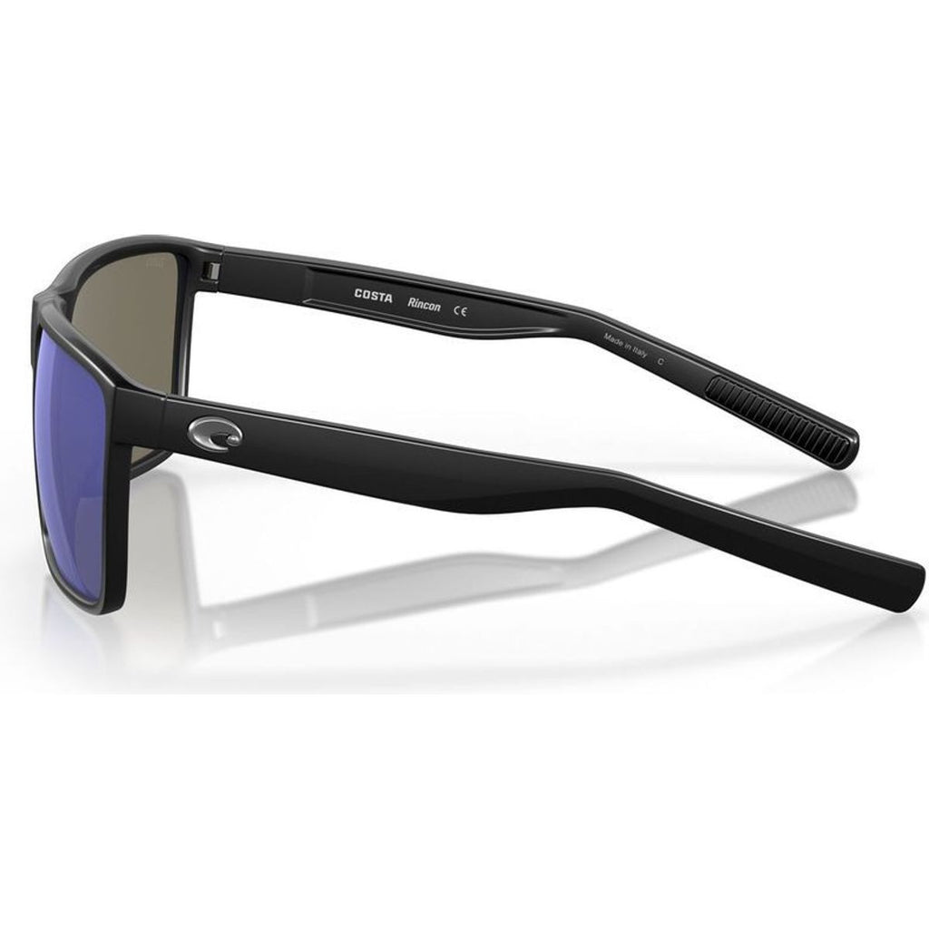 Rincon, Matte Black/Blue Mirror 580g Polarised Glass Lenses