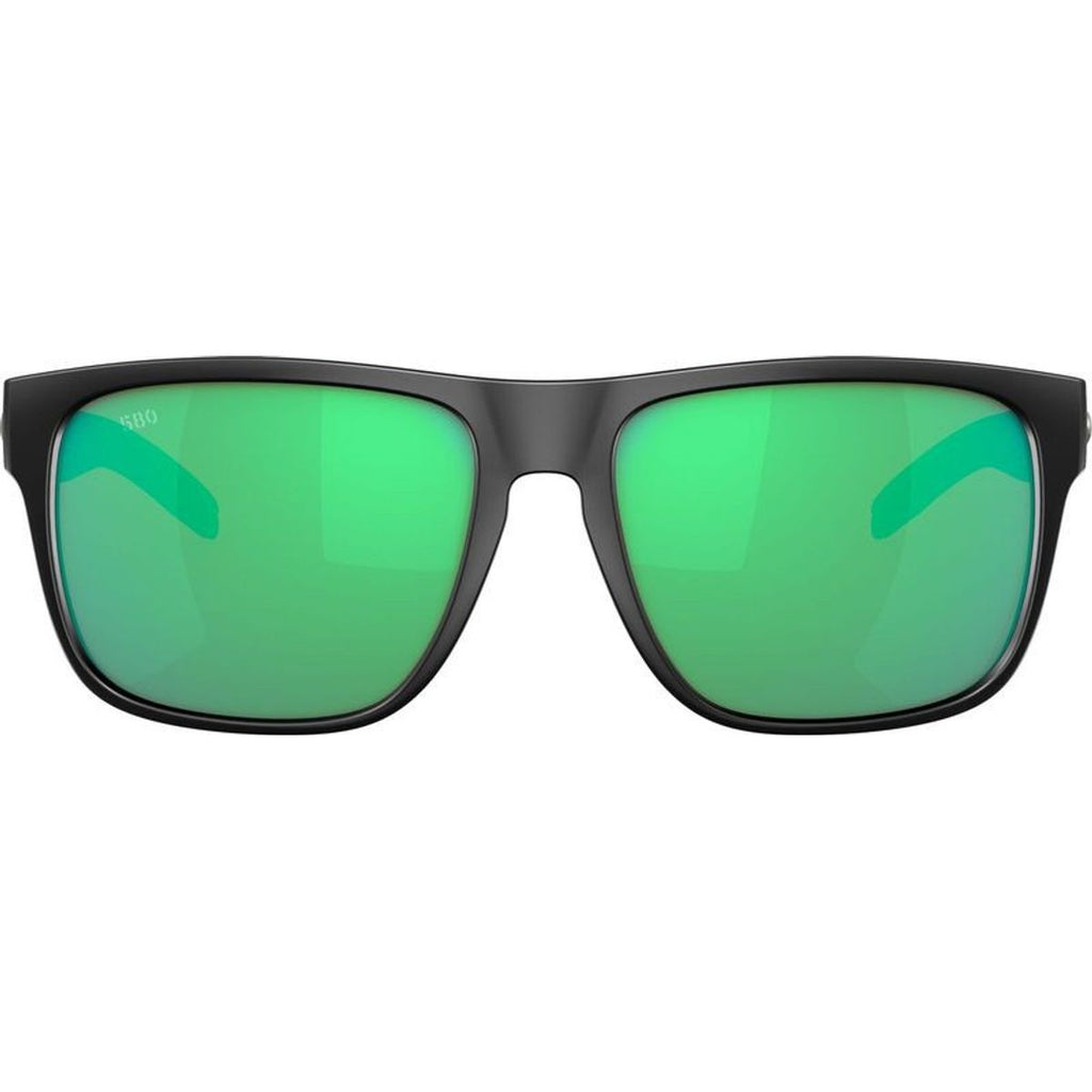 Spearo XL, Matte Black/Green Mirror 580g Polarised Glass Lenses