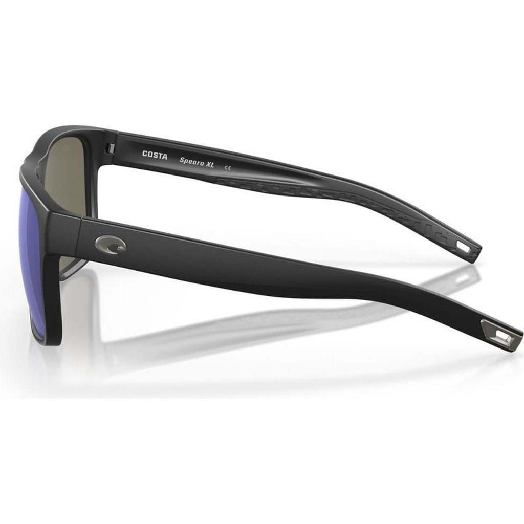Spearo XL, Matte Black/Blue Mirror 580g Polarised Glass Lenses