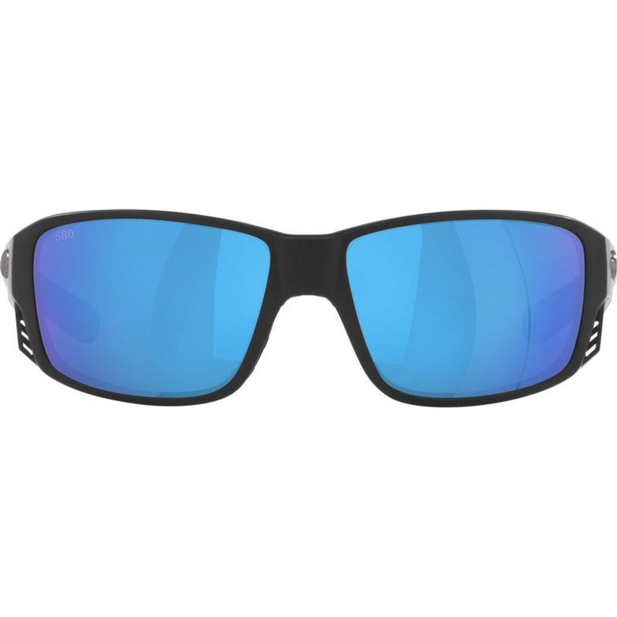 Tuna Alley Pro, Matte Black/Blue Mirror Polarised Glass Lenses