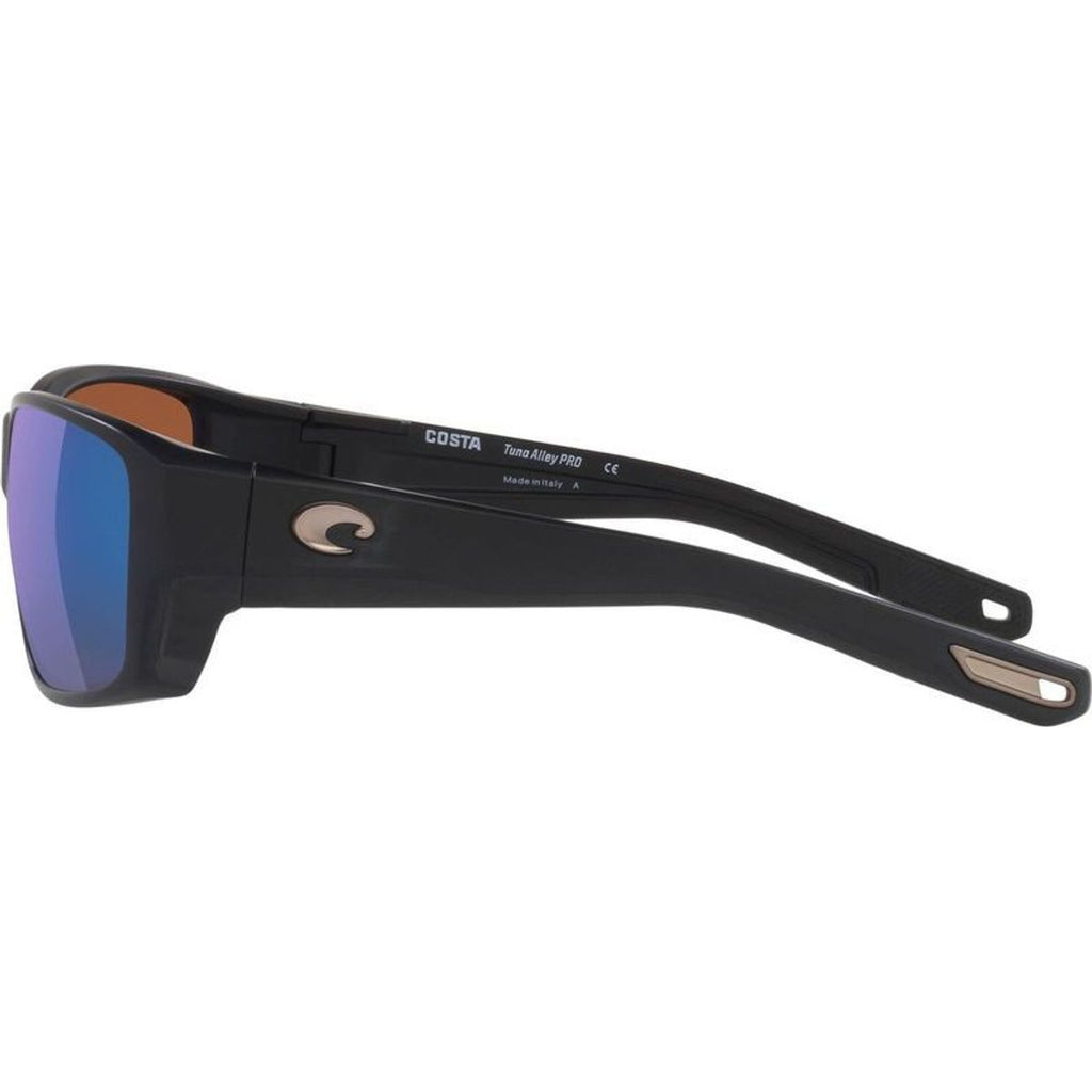 Tuna Alley Pro, Matte Black/Green Mirror 580g Polarised Glass Lenses
