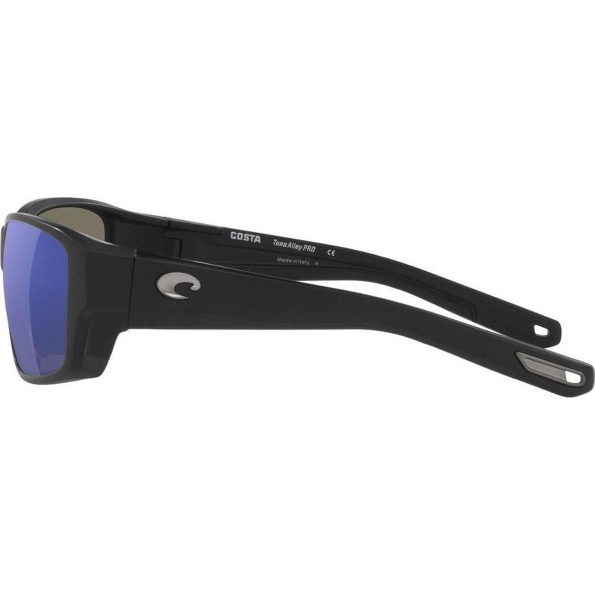Tuna Alley Pro, Matte Black/Blue Mirror Polarised Glass Lenses